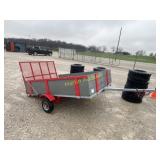 2025 Homette Homes lawn mower trailer VUT