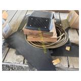 Rubber mats and air hose