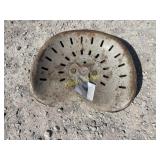 Pair of steel tractor seats