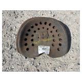 Pair of steel tractor seats