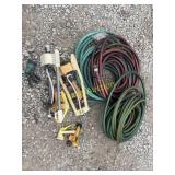 Hoses (3) and sprinklers