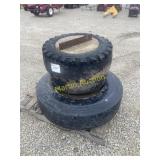3 Concrete Tire Weights