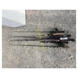Fishing poles, several