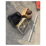 Aluminum tail gate protector/ Lanters/ fan, misc.