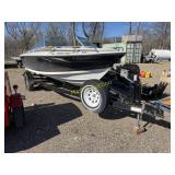 1987 four winns boat w/trailer   IST