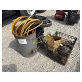 Extensions cords, lawn mower wheels, & pulleys