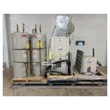 2 hot water heaters, 1 Geo thermal unit