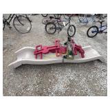 Playground slide & swing