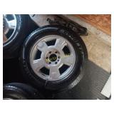 wheels, tires & hubcaps off 2010 Ford 150