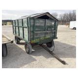 Barge wagon with top