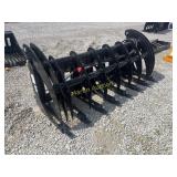 Skid steer curved log grabber  CLG72  +