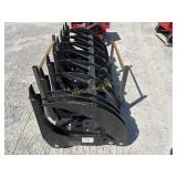 Skid steer curved log grabber  CLG72   +