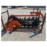 Mini skid steer trencher  D39   +
