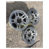 3 6-lug  Rims   MW
