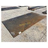 5ft* 10ft(0.4 in Thick) Steel Plate  +  ROW2