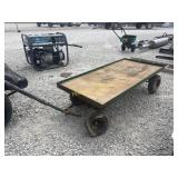 Green 4 wheel cart