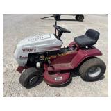 White outdoor mower +