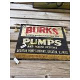 Burks pumps flag decoration