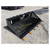 Skid Steer Rock Bucket GY-RB66  +  ROW2