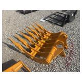 CAT305 Excavator Rake with Teeth   +