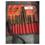 Matco tools 12 piece punch and chisel set