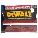 DeWalt sign