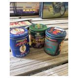 Mr. peanut collectible cans