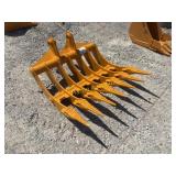 CAT305 Excavator Rake with Teeth  +  R3