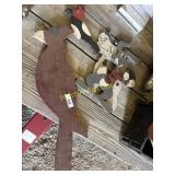 Wood animal decorations