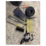 Bucket full of welding/cutting tools