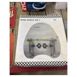 Motorcycle windshield