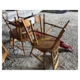 Wooden Chairs (4)