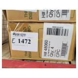 Case of square trim white screws  RWC