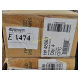 Case of Square trim brown screws  RWC