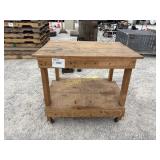 Table/Cart on wheels   MW