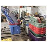 Misc Plastic Storage Totes