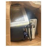 Box of kitchen utensils