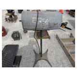 Bench grinder on stand