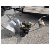 White Snow Blower