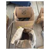 Boxes of screws and bolts