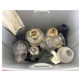 Tote full of lamps   RWB
