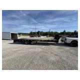 2013 PJ flatbed trailer, 25' w/ ramps, VUT  R3