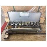Snap-on 3/4 rachet & full socket set
