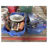 Miscellaneous electrical and plumbing supplies