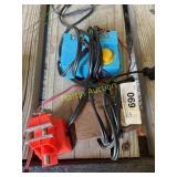 Small electric boxes and vise