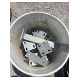 Bucket, full of brackets