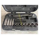 Craftsman 22 piece socket wrench set 1/4  inch