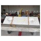 Quartz Double Vanity counter top