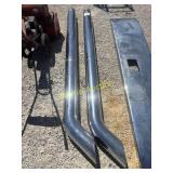 8ft 6' x 5' Chrome Semi exhaust Stacks (2)