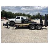 2005 Belshe 16' trailer w/ ramps VUT   ROW 4